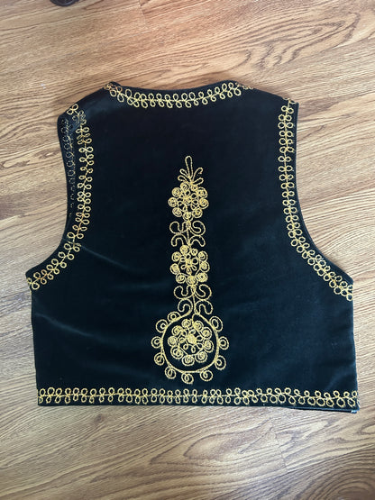 1960s Velvet Ottoman Waistcoat