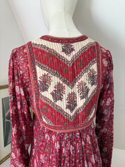 1970’s Indian Blockprint Midi Dress