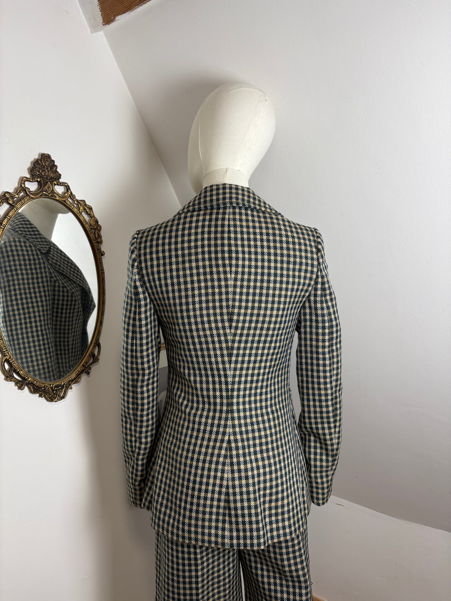 1970’s Gingham Flared Suit