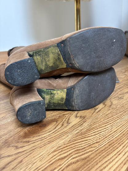 1960s Suede Gogo Boots