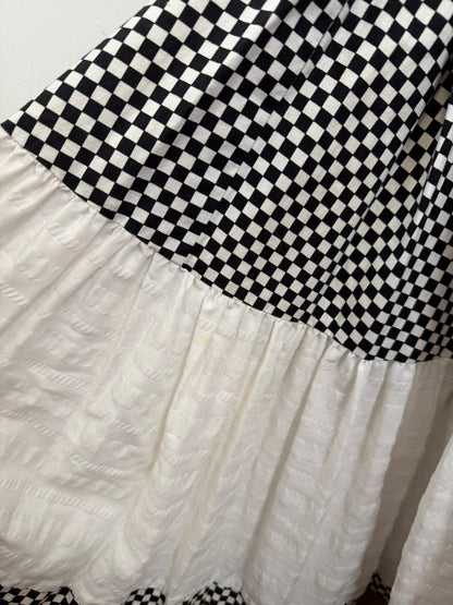 1970s ‘Jean Varon’ Checkerboard Dress