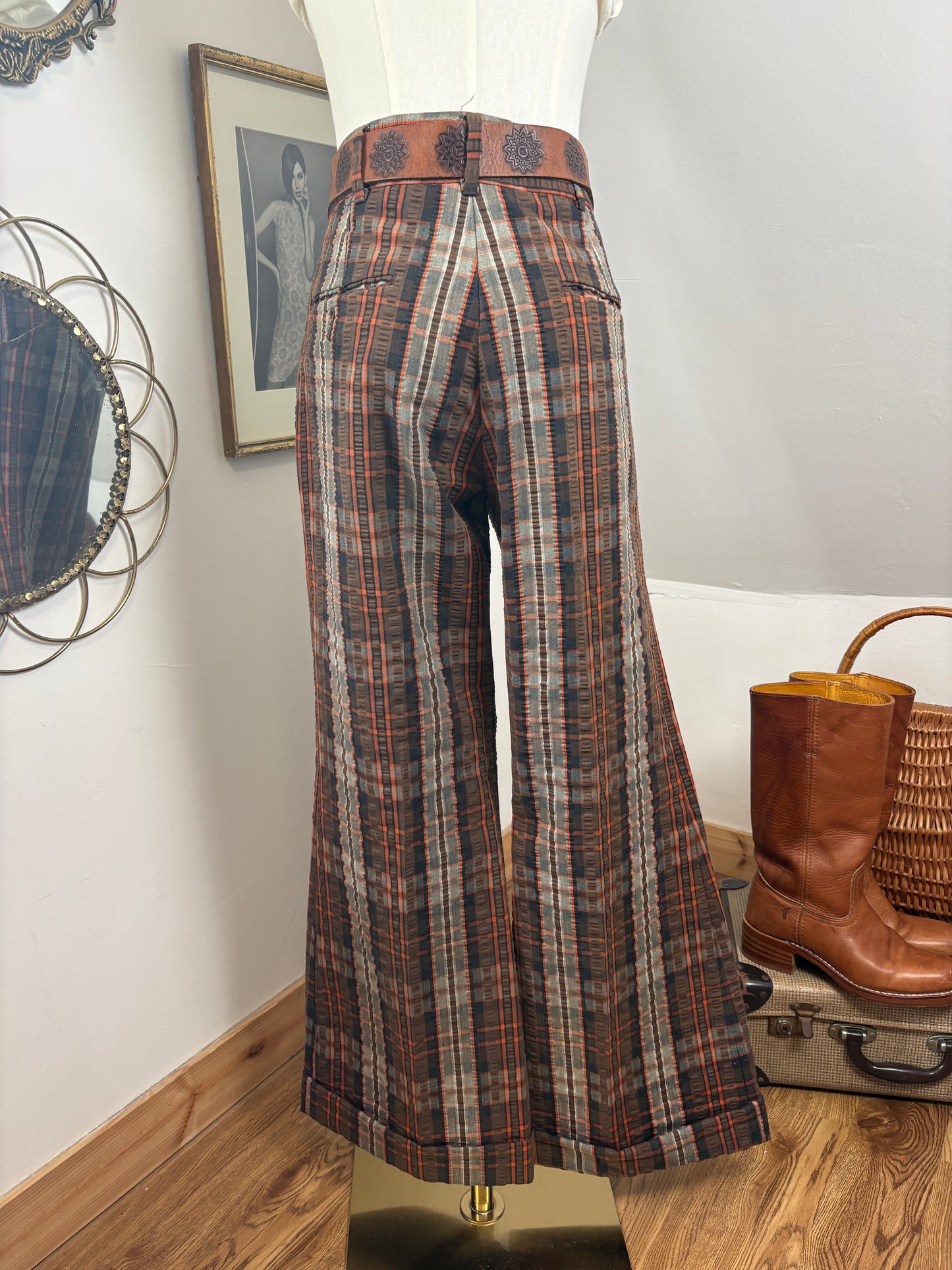 1970s Levi’s Plaid Bellbottoms
