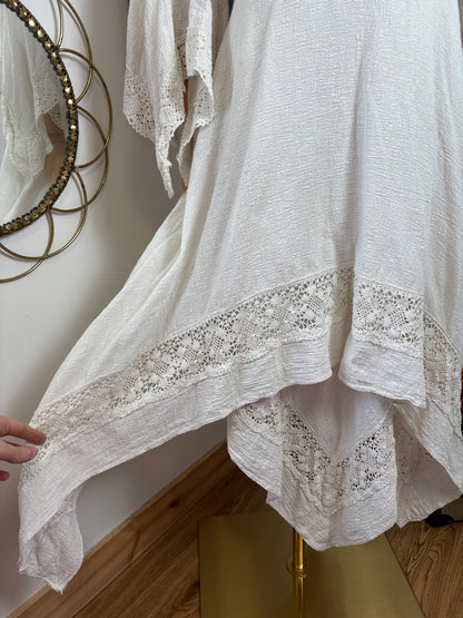 Late 60s Handkerchief Cotton Dress