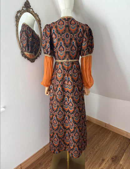 1960s Medieval Revival ‘Kati’ Dress