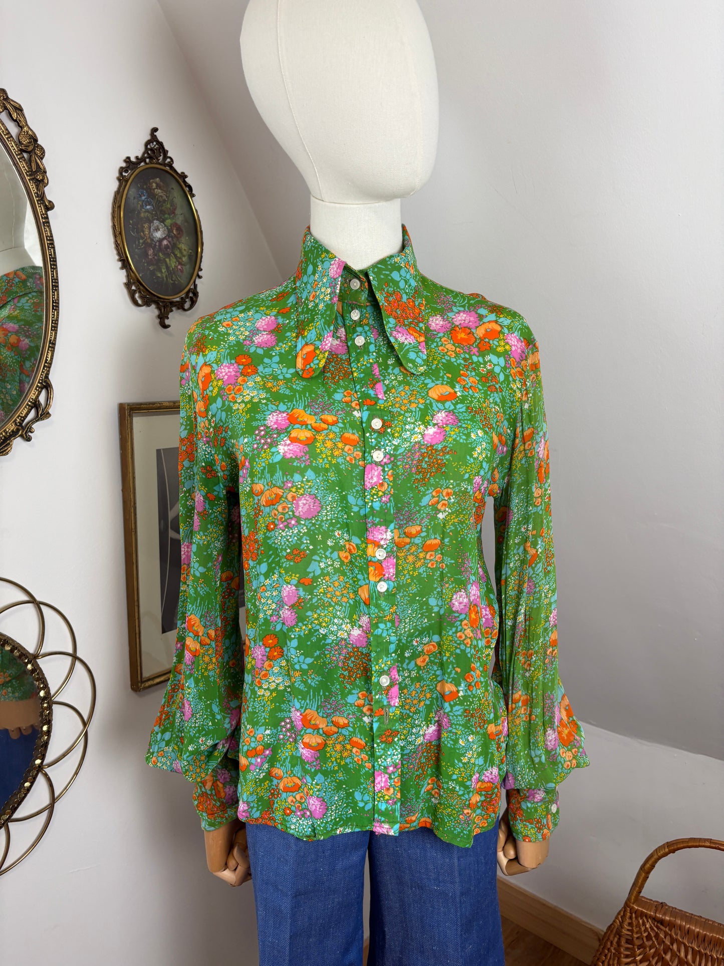 1960s ‘Jeff Banks’ Floral Shirt