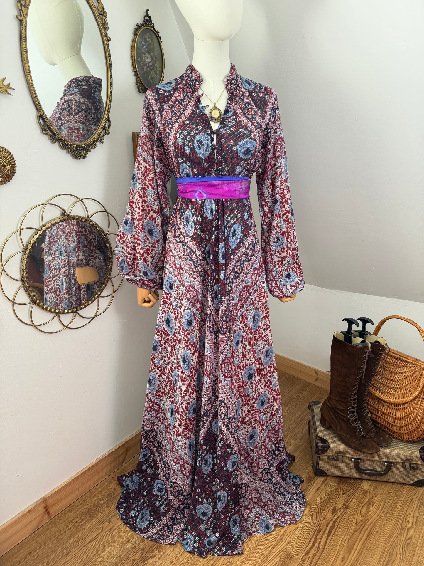 1970s ‘Adini’ Lurex Dress