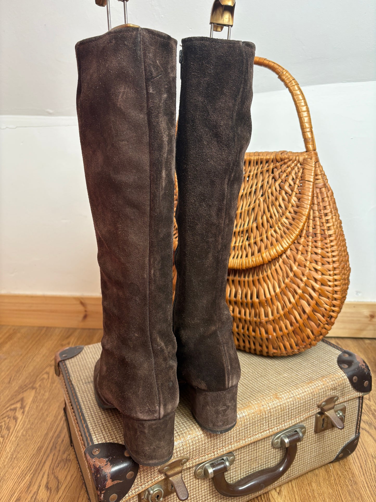 1960s Suede Gogo Boots