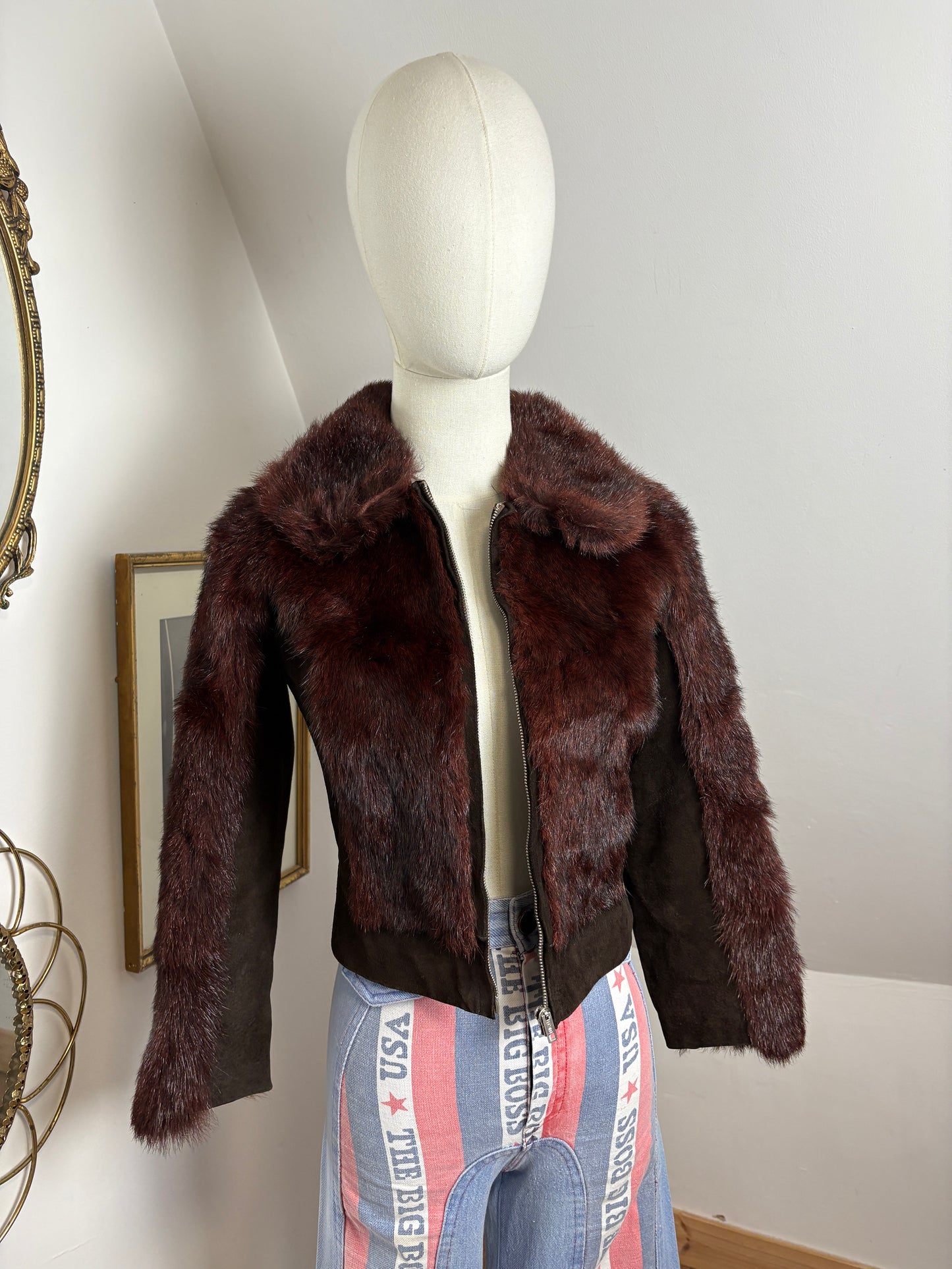 1970s Glam Rock Crop Jacket