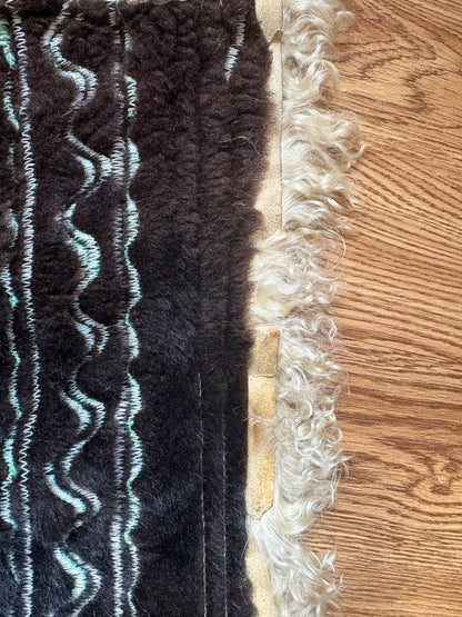 1960s Afghan Vest With Mongolian Trim