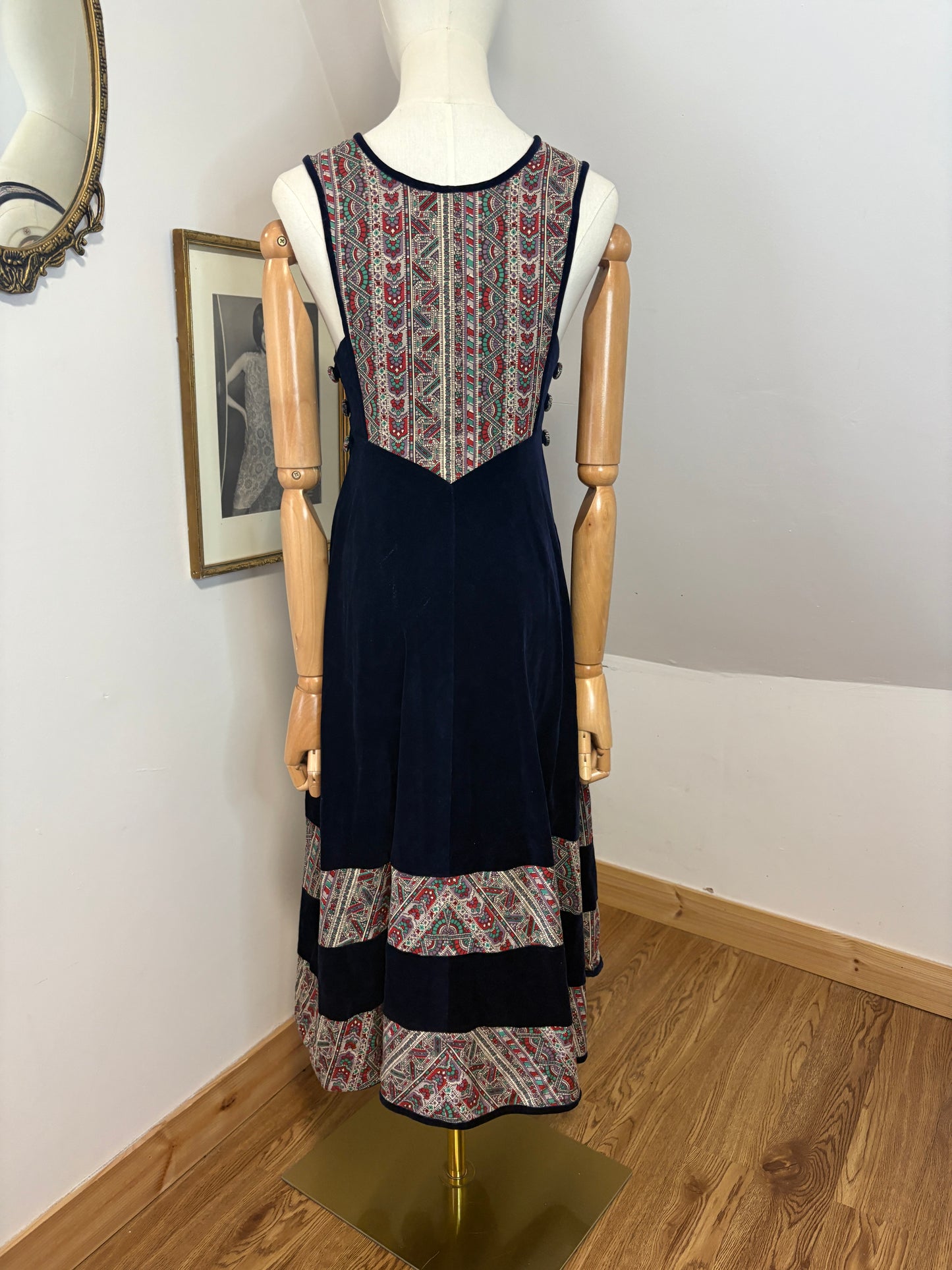1970’s ‘Anna Belinda’ Pinafore Dress