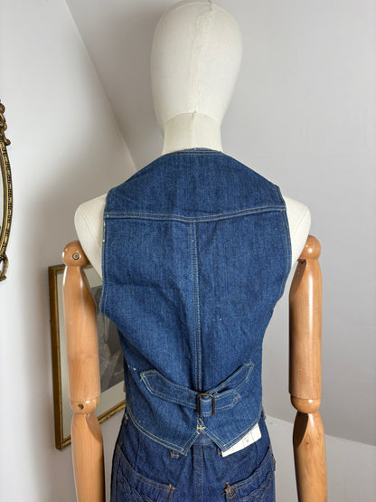 1970s Lee Cooper Denim Vest