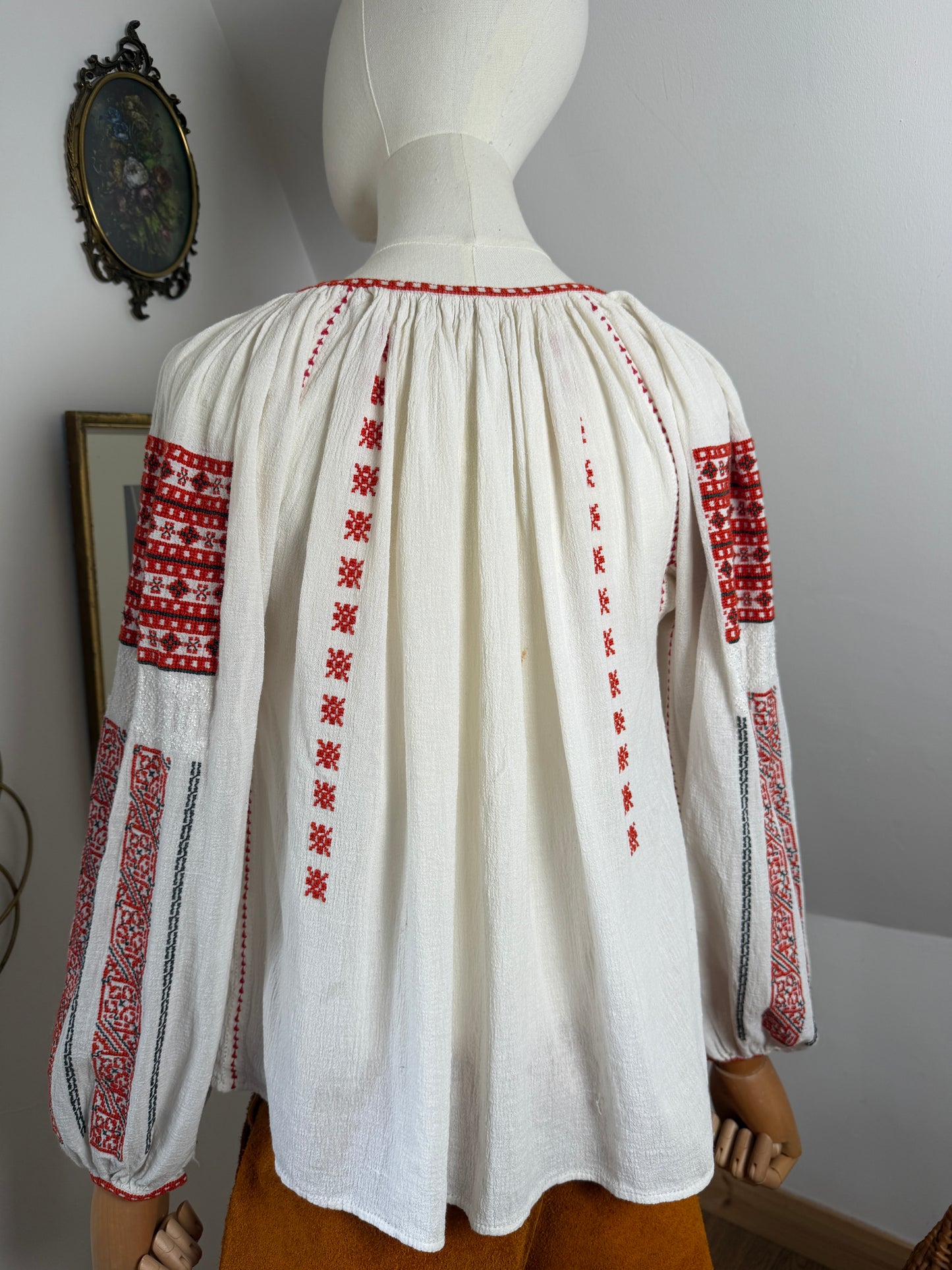 1960s Romanian Cotton Blouse