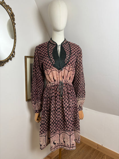 1970’s Indian Blockprint Dress