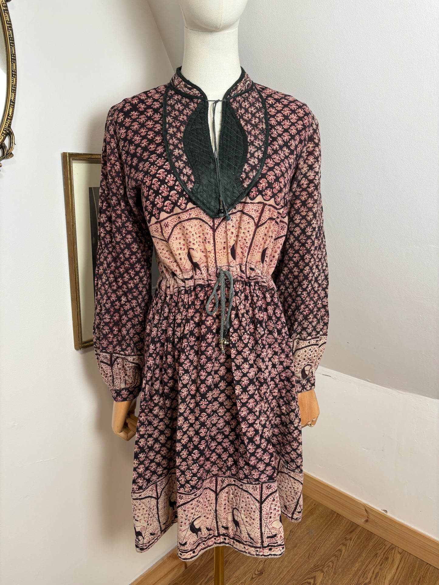 1970’s Indian Blockprint Dress