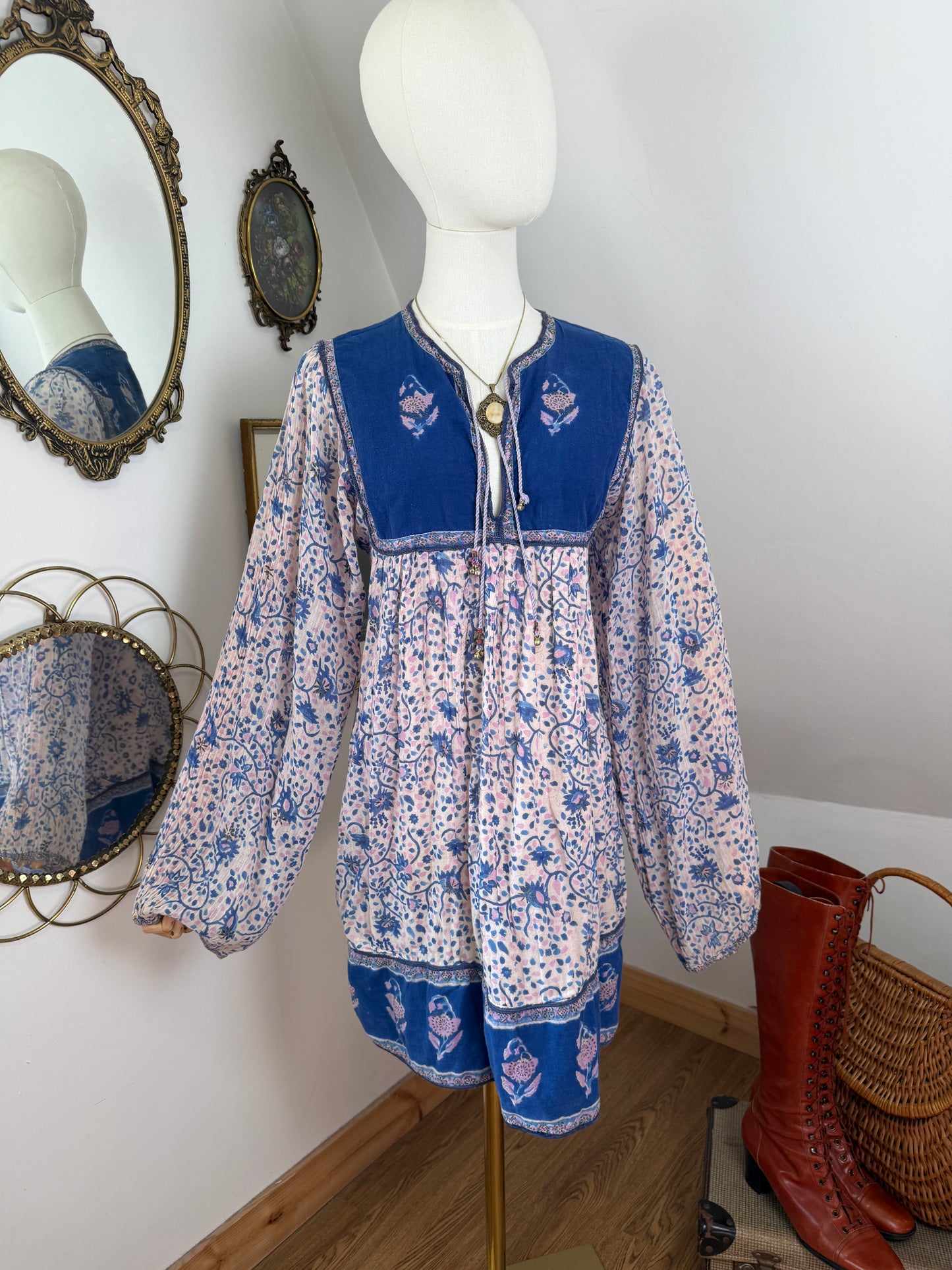 1970s ‘Phool’ Mini Dress