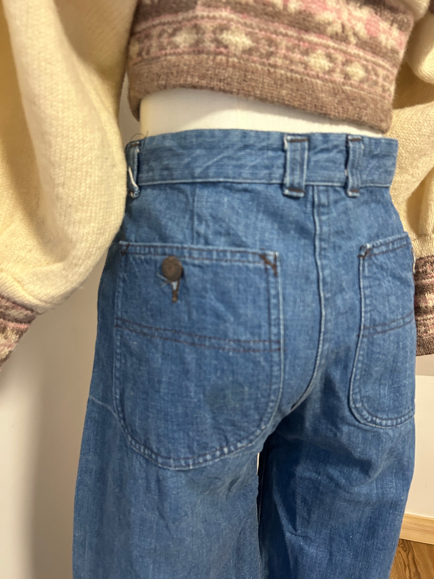 1970s Flared Bellbottom Jeans