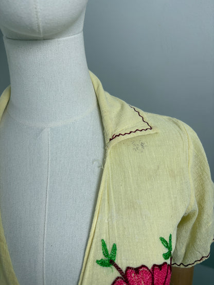 1970’s Embroidered Cheesecloth Shirt