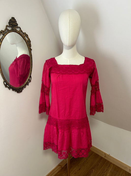 1970s Mexican Mini Dress