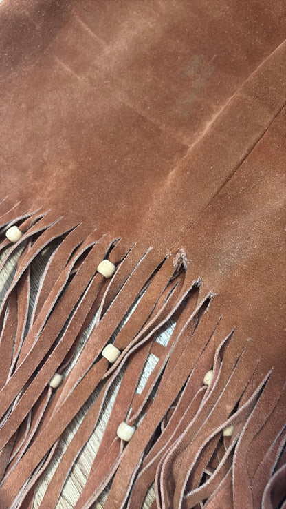 1960s Suede Fringe Set
