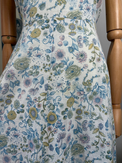 1970s Forest Fairy Cotton Dress