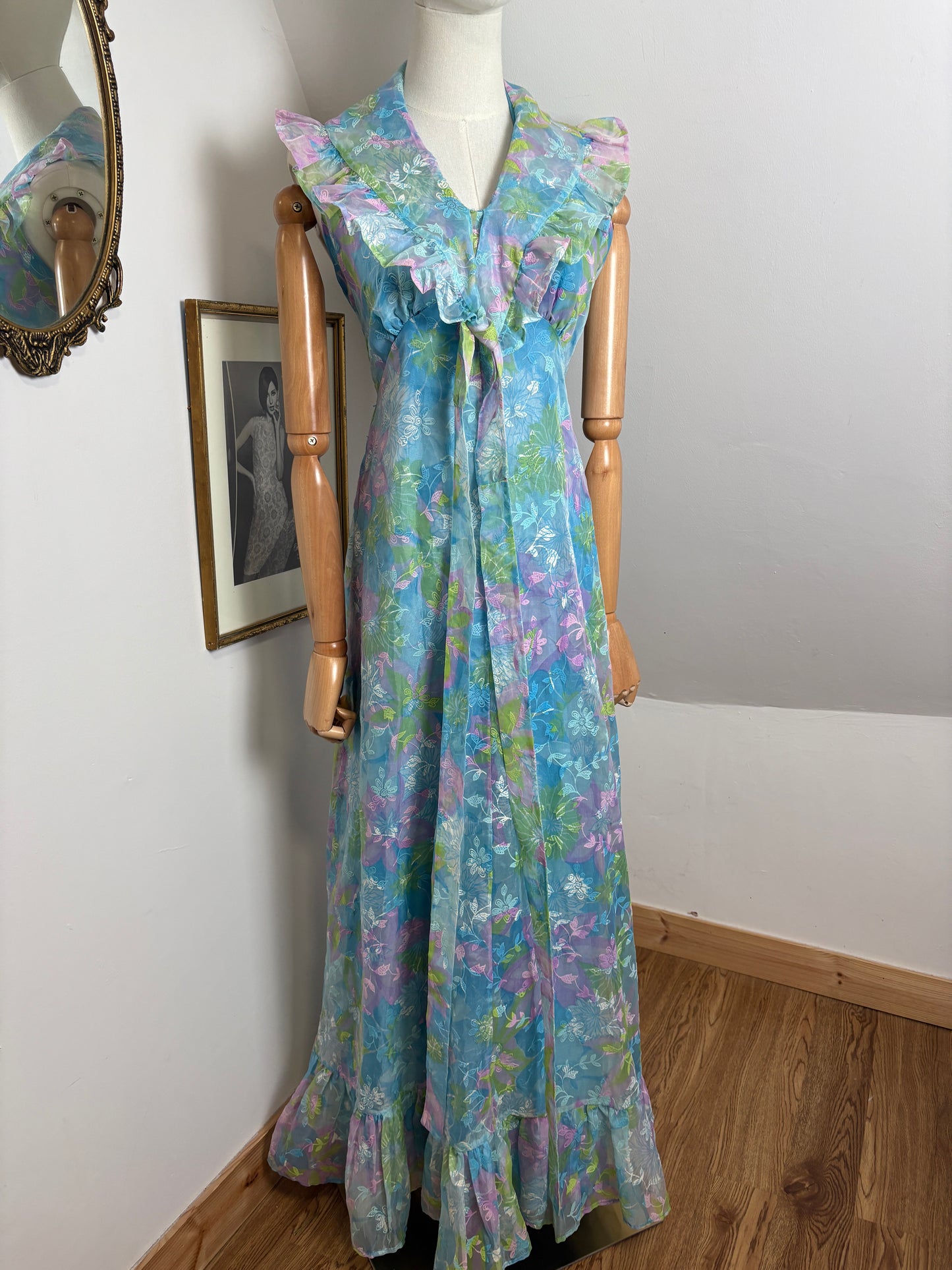 1970’s Handmade Floral Dress
