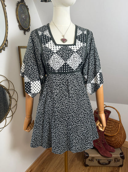 1970s Cotton Mini Dress