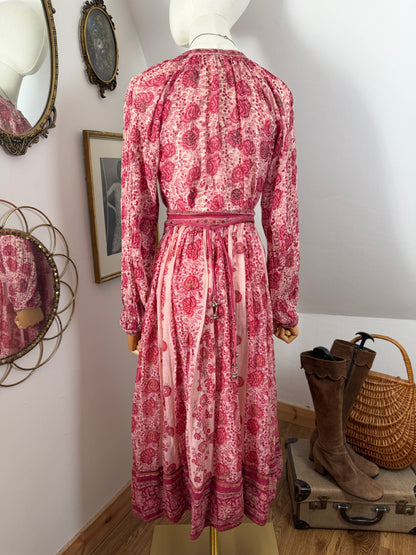 1970s ‘Phool’ Blockprint Shirt & Wrap Skirt