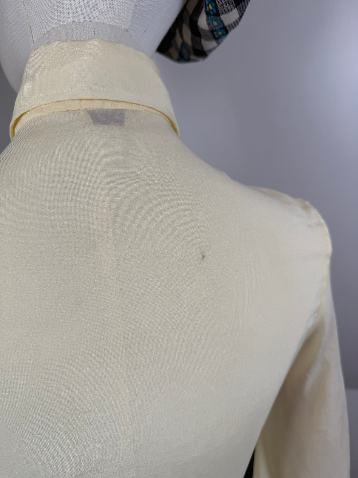 1970s ‘Jeff Banks’ Pale Yellow Shirt