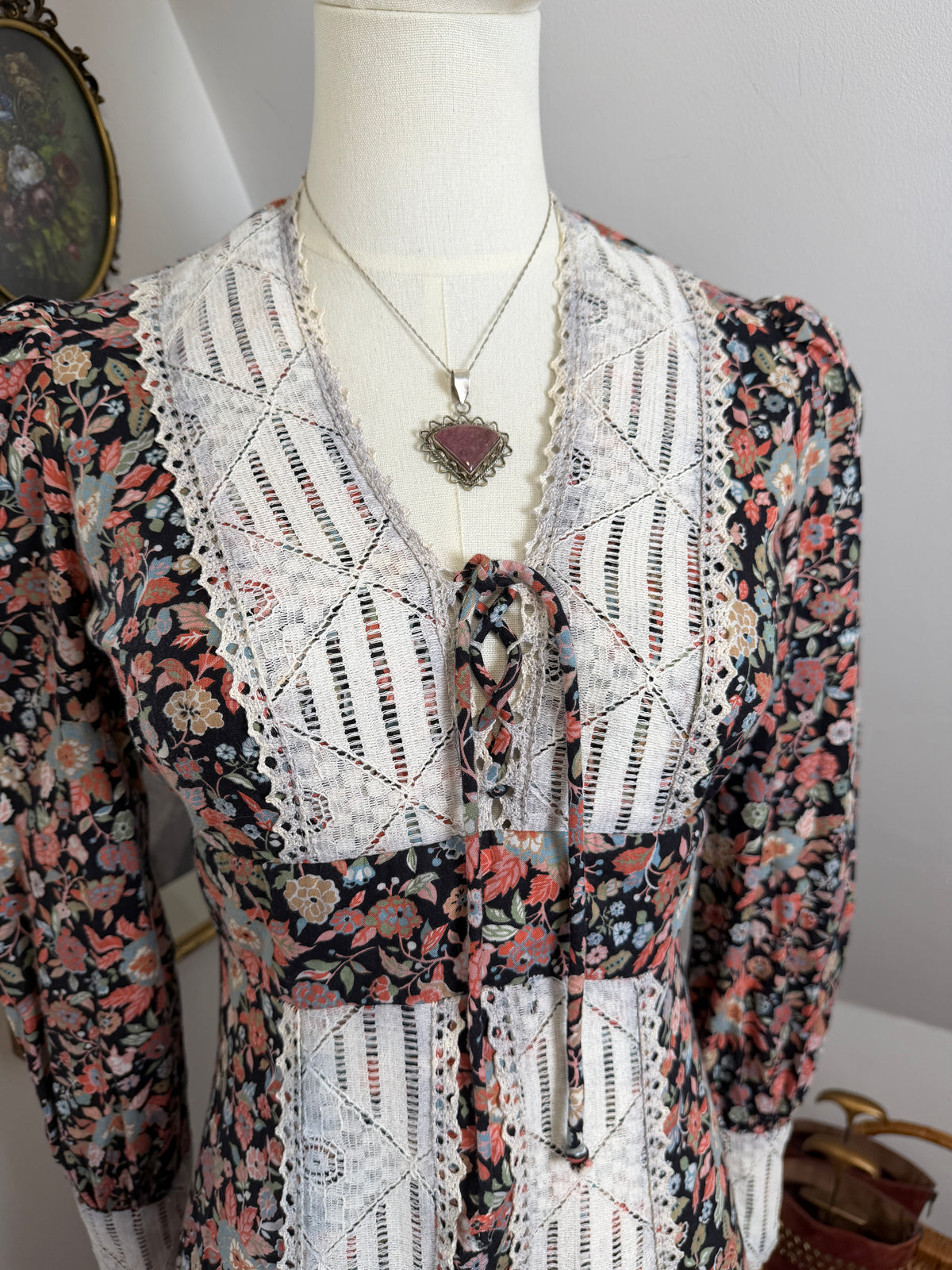 1970s ‘Sassy Lady’ Prairie Dress