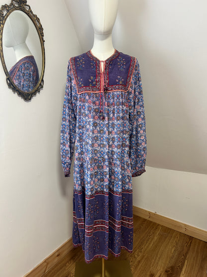 1970s ‘The Vogue’ Indian Cotton Dress