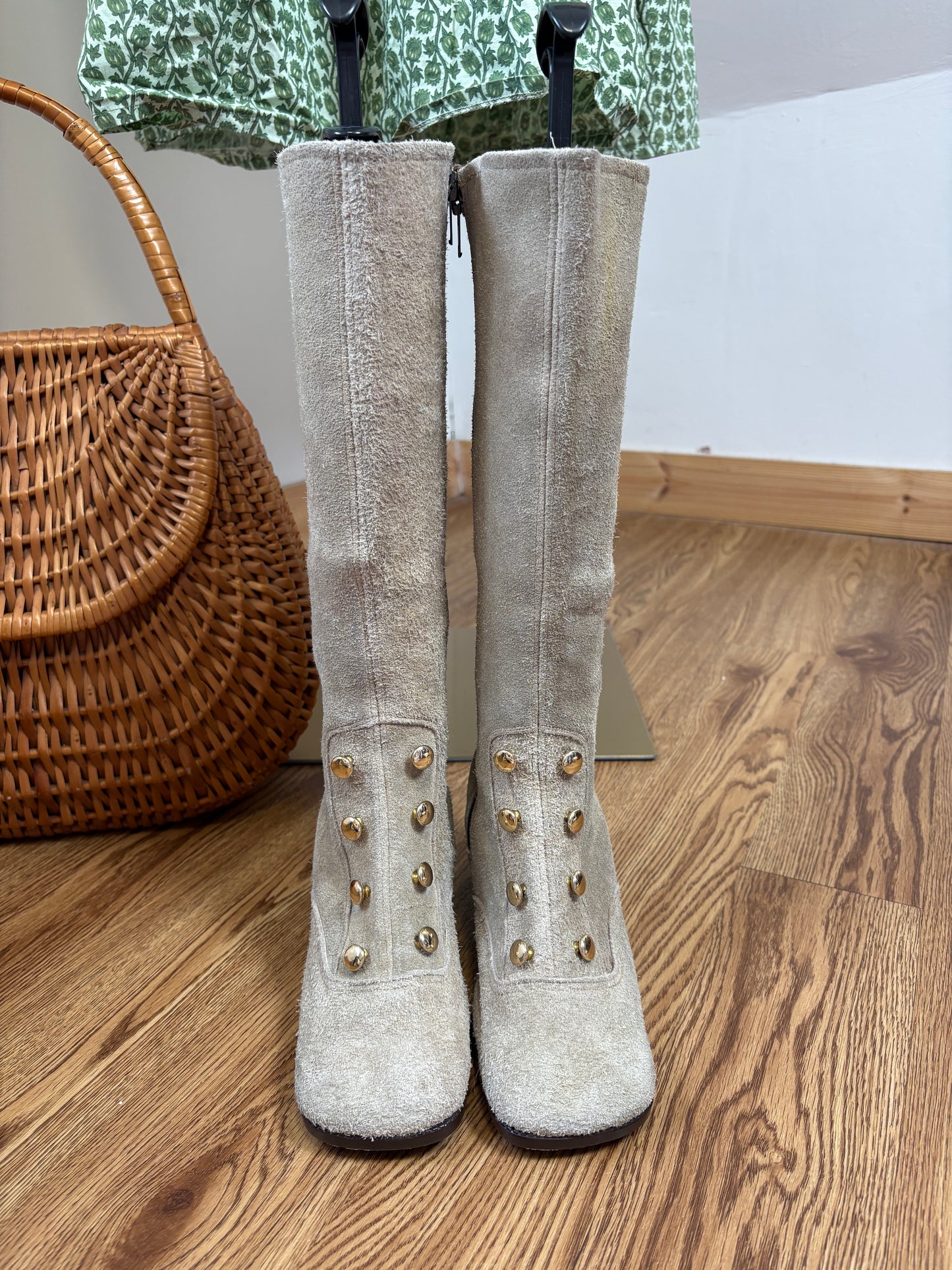 1960s Suede Gogo Boots