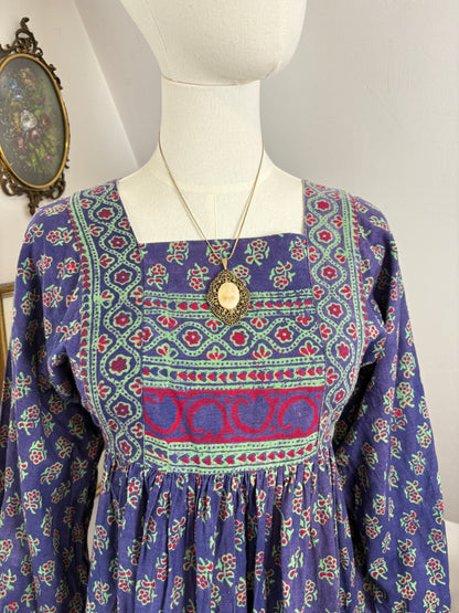 1970s Indian Cotton Dress