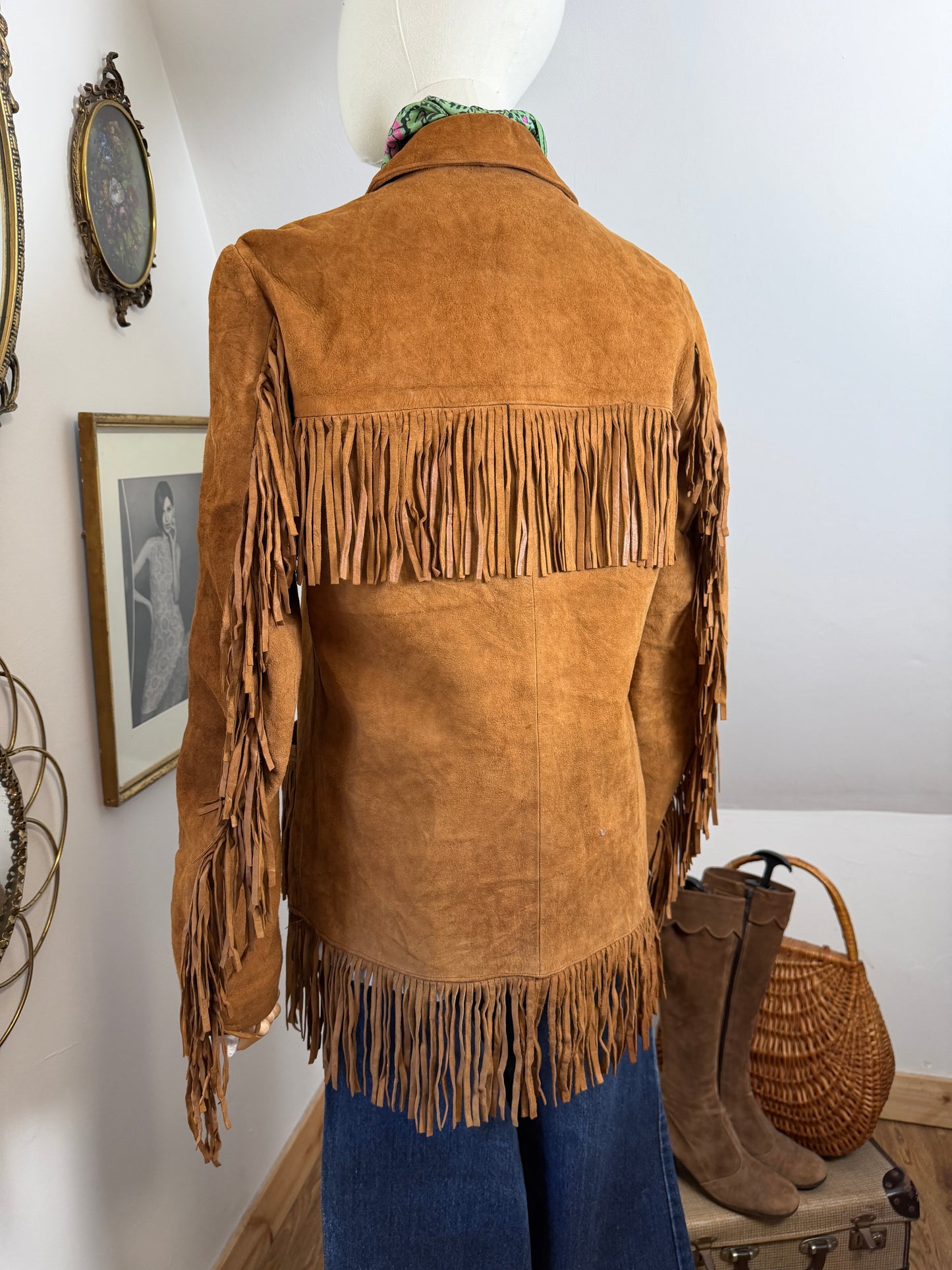 1960s Suede Tassel Jacket