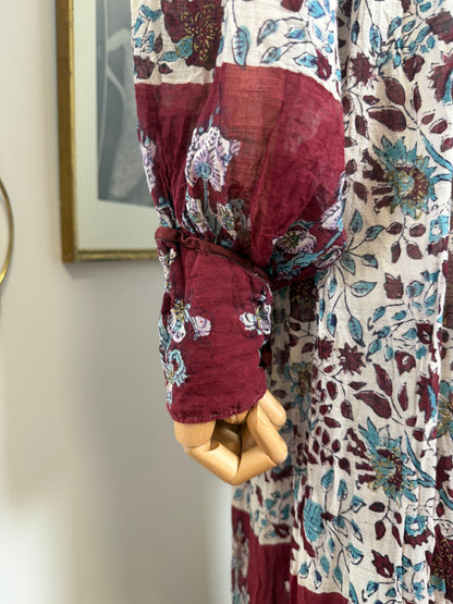 1970s Indian Block-print Dress