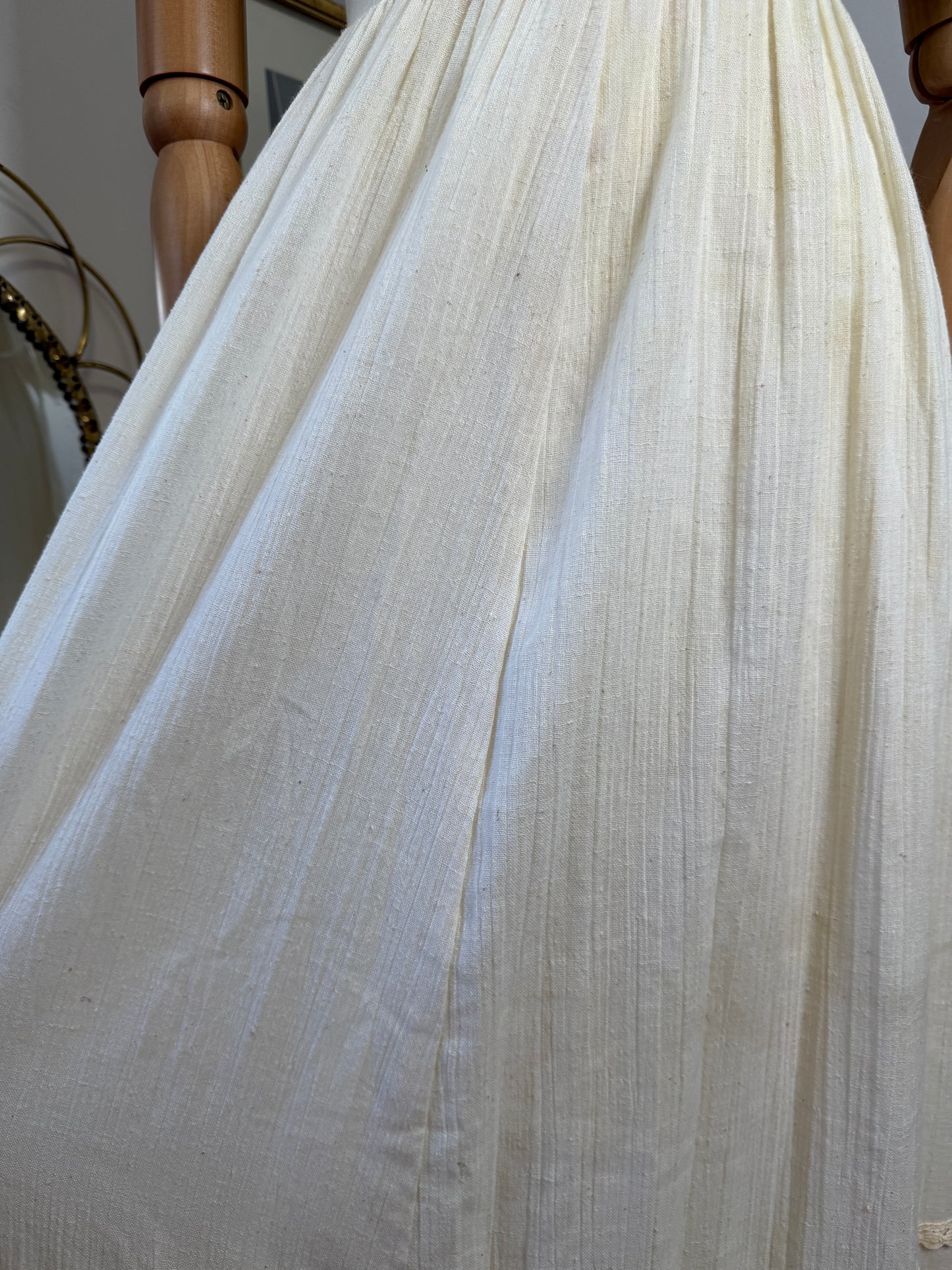 1970s Cheesecloth Sundress