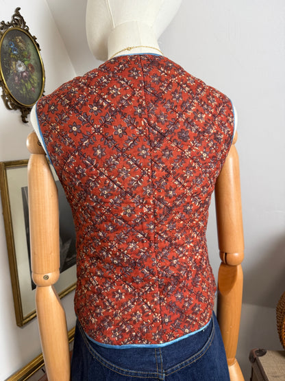 1970s ‘Anokhi’ Blockprint Vest