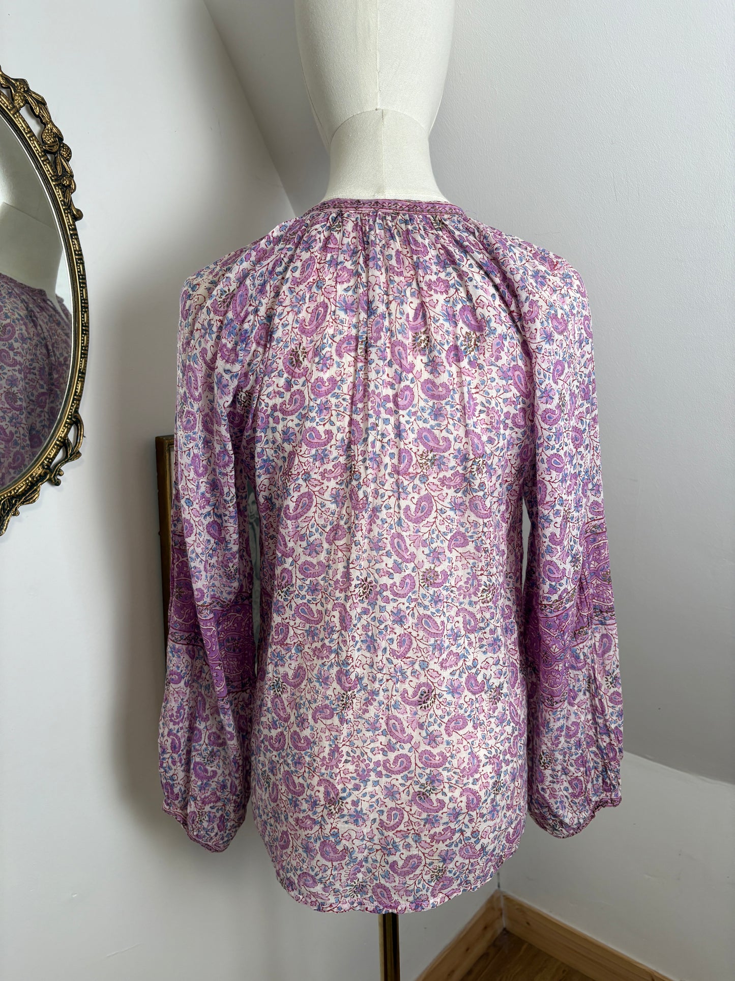 1970’s ‘Phool’ Indian Blockprint Shirt