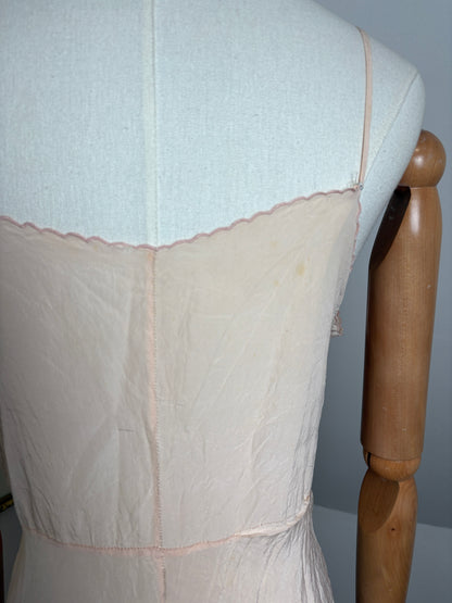 1930s / 40s Silk Crepe Teddy