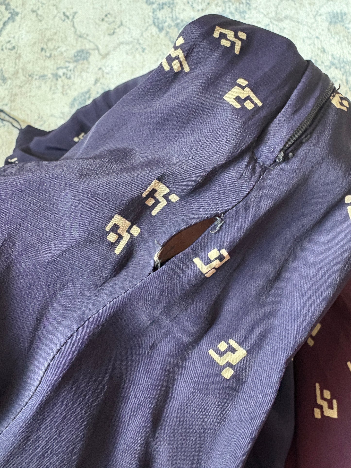 1970s Biba Art Deco Skirt