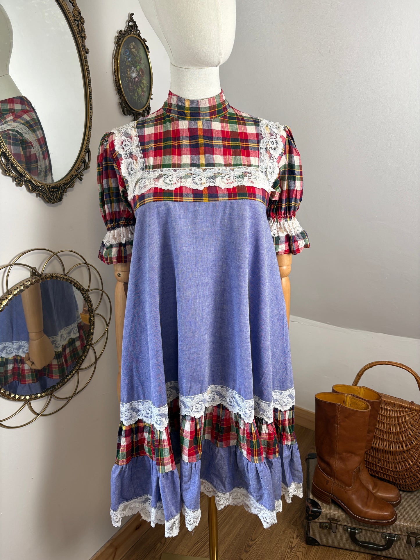 1970s ‘Travers Tempos’ Midi Dress