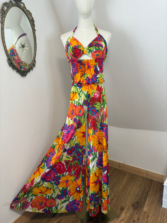 1970s Tropical Two-Piece Set
