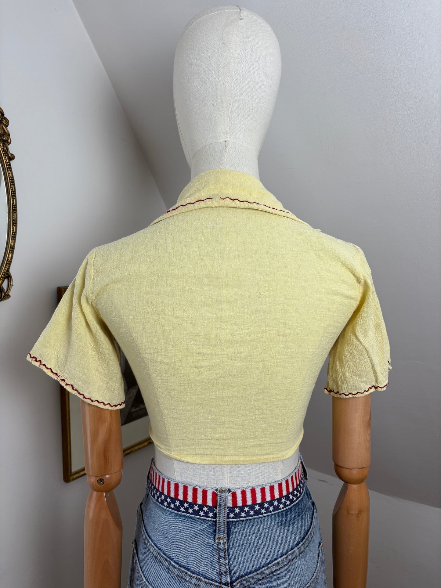 1970’s Embroidered Cheesecloth Shirt
