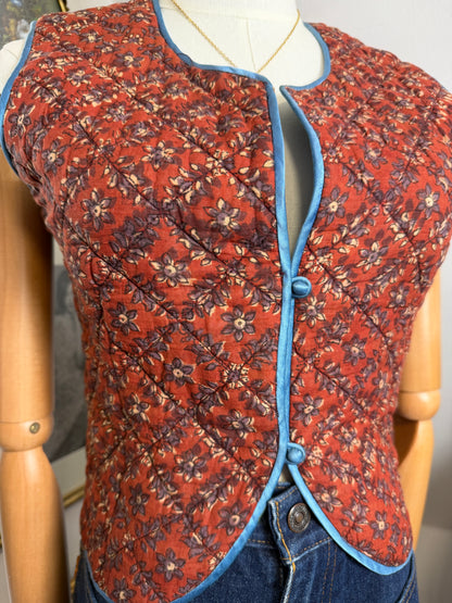 1970s ‘Anokhi’ Blockprint Vest