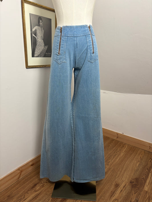 1970’s Double Zip Flared Jeans
