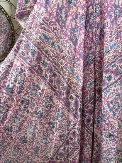 1970s Indian Block print Kaftan
