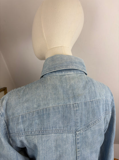 1970s Light Wash Denim Shirt