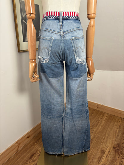 1970’s Patched Flared Levi’s Jeans