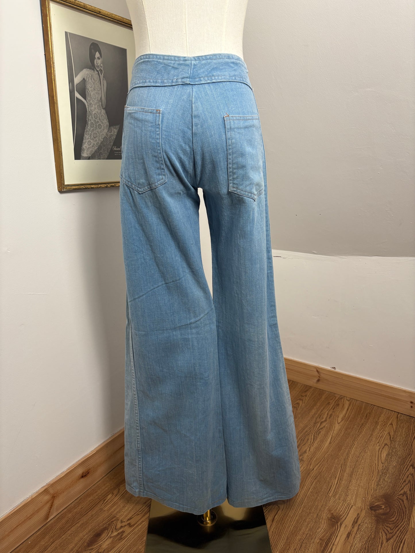 1970’s Double Zip Flared Jeans