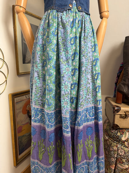 1970s ‘Adini’ Indian Cotton Wrap Skirt