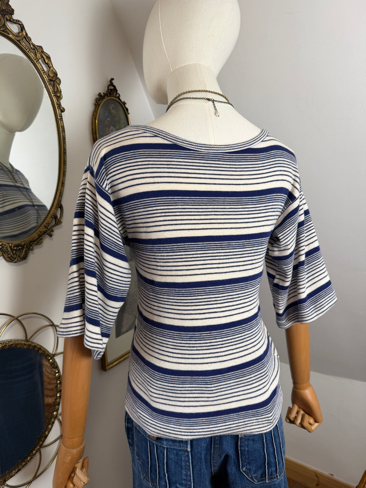 1970s Cotton Striped T-shirt